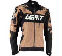 Leatt 4.5 X-Flow Stone, giacca in tessuto XXL male Marrone/Nero/Bianco
