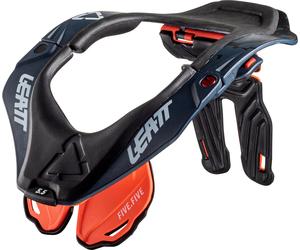 Leatt 5.5, collare per il collo S/M male Nero/Blu Scuro/Arancione