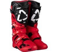 Leatt 5.5 FlexLock Stivali motocross, nero-rosso, taglia 40 41
