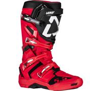 Leatt 5.5 FlexLock Stivali motocross, nero-rosso, taglia 45 46