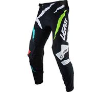 Leatt 5.5 IKS Tiger Pantaloni Motocross, nero-rosso-blu, taglia L per maschi