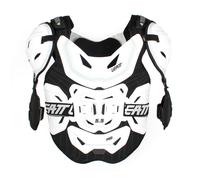 Leatt 5.5 Pro, Corpetti 70 kg - 85 kg male Bianco