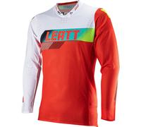 Leatt 5.5 Ultraweld Contrast Maglia Motocross, bianco/rosso, Taglia M