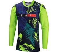 Leatt 5.5 UltraWeld S24 Jungle, maglia L male Nero/Verde/Blu