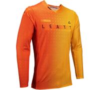 Leatt 5.5 Ultraweld Citrus 2024 Maglia Motocross, nero-arancione, taglia XL