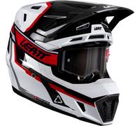 Leatt 7.5 V26, casco da motocross S female Bianco/Nero/Rosso