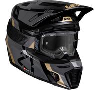 Leatt 8.5 Camo, casco da motocross XL female Nero/Grigio/Oro