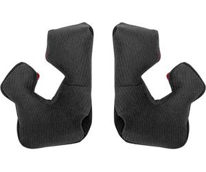 Leatt 8.5, 9.5, guanciali 30 mm male Nero