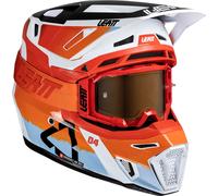 Leatt 8.5 Glamis, casco da motocross XL male Arancione/Rosso/Bianco/Blu