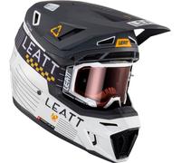 Leatt 8.5 S23, casco da motocross XS male Bianco/Grigio/Giallo