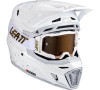 Leatt 8.5 V25, casco da motocross S female Bianco/Grigio