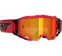Leatt 8020001025 Maschera Velocity 5.5 Iriz, Rosso, Rosso, 28%