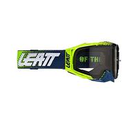 Leatt Velocity 6.5 Lime Occhiali motocross, nero-grigio per maschi