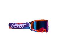 Leatt 8022010330 Maschera Velocity 5.5 Iriz, Neon Orange, Blu Uc 26%