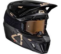Leatt 9.5 Carbon Casco da motocross in bronzo 2025 con occhiali, carbone, taglia XL per maschi