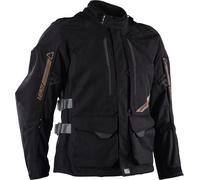 Leatt ADV DriTour 5.5 Giacca tessile impermeabile, nero-grigio, taglia XL per maschi