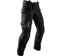 Leatt ADV DriTour 5.5 Pantaloni tessili impermeabili per motociclette, nero/grigio, Taglia L