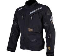Leatt ADV DriTour 7.5 Giacca tessile da motocicletta impermeabile, nero/grigio, Taglia XL