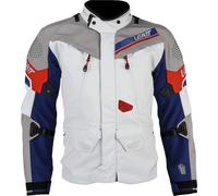 Leatt ADV DriTour 7.5, giacca tessile impermeabile L male Grigio Chiaro//Blu/Rosso