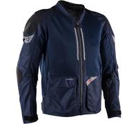 Leatt ADV FlowTour 4.5 Short Giacca tessile da motocicletta, blu, Taglia M