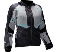 Leatt ADV Flowtour 5.5 Giacca tessile moto da donna, Grigio scuro/grigio chiaro, Taglia 3XL