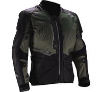 Leatt ADV Flowtour 5.5 impermeabile Giacca tessile moto, nero/oliva, Taglia M