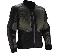 Leatt ADV Flowtour 5.5 impermeabile Giacca tessile moto, nero-verde, taglia 3XL per maschi