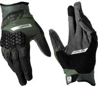 Leatt ADV HydraDri 5.5 Short, guanti impermeabili M male Verde Scuro/Nero