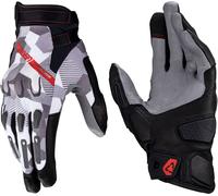 Leatt ADV HydraDri 7.5 Camo Short, guanti impermeabili S male Grigio/Nero/Rosso