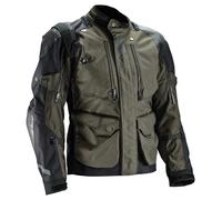 Leatt ADV Multitour 5.5 impermeabile Giacca tessile moto, nero/oliva, Taglia XL