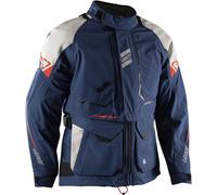 Leatt ADV Multitour 8.5 Giacca tessile impermeabile, bianco-rosso-blu, taglia 2XL per maschi