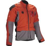 Leatt ADV Rally 5.5, giacca in tessuto S male Arancione/Grigio/Nero