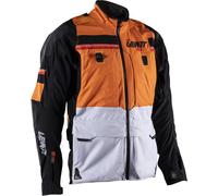 Leatt Adventure Rally 7.5 Hydradri V26, giacca tessile impermeab XL male Nero/Arancione/Grigio Chiaro