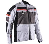 Leatt ADV Rally 7.5 HydraDri Giacca tessile impermeabile, grigio, Taglia S