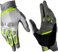 Leatt ADV X-Flow 5.5 Short, guanti L male Grigio/Nero/Giallo Fluo