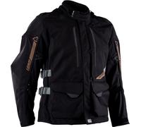 Leatt Adventure DriTour Long 5.5 V26, giacca tessile impermeabil 4XL male Nero/Grigio/Bronzo
