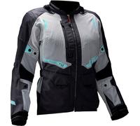 Leatt Adventure FlowTour 5.5, giacca tessile impermeabile donna S female Nero/Grigio Chiaro/Turchia