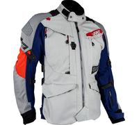 Leatt Adventure MultiTour 7.5, giacca tessile impermeabile XL male Grigio/Blu/Rosso