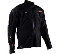 Leatt ADV Rally 7.5 HydraDri Giacca tessile impermeabile, nero-grigio, taglia M per maschi