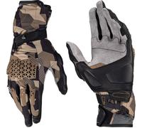 Leatt Adventure X-Flow 7.5 Long Camo, guanti L male Nero/Marrone/Beige