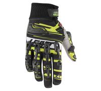Leatt AirFlex Wind Guanti, nero-giallo, taglia S per maschi