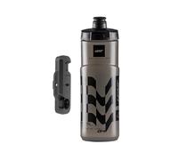 Leatt Duovalve Fidlock Bike Base 600ml Water Bottle Argento Smoke