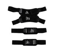 Leatt C-Frame Set Strap di Ricambio Ginocchiera, Unisex - Adulto, Black, Taglia Unica