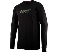 Leatt Camo, Maglietta a maniche lunghe XL male Nero/Verde