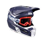 Leatt Casco Kit Moto 3.5 Jr - V26 | Blu | M 51-52cm