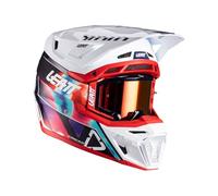 Leatt Casco Kit Moto 8.5 - V26 | Blu/rosso | M 57-58cm