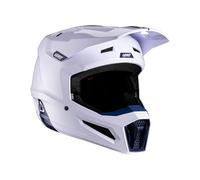 Leatt 2.5 Solid V26, casco da motocross M female Bianco/Blu Scuro