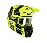 Leatt Casco moto 3.5 con Tecnologia 360° Turbine e maschera moto inclusa