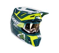 Leatt Casco moto 7.5 con Tecnologia 360° Turbine e maschera moto inclusa