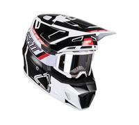 Leatt 7.5 S24, casco a croce XL male Nero/Bianco/Rosso